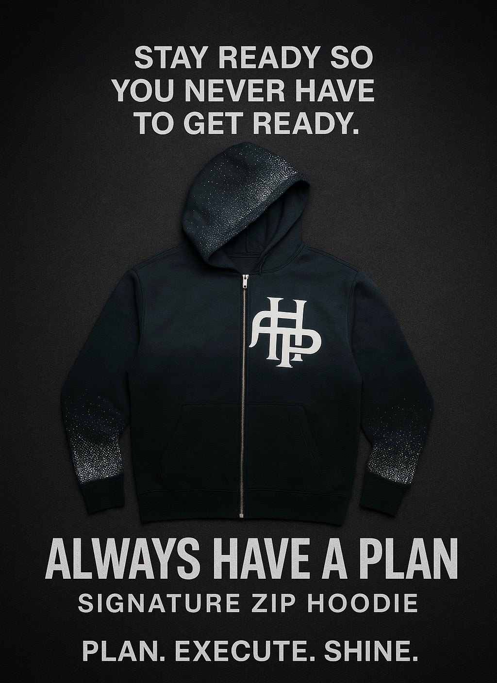 BLACK SHINER HOODIE