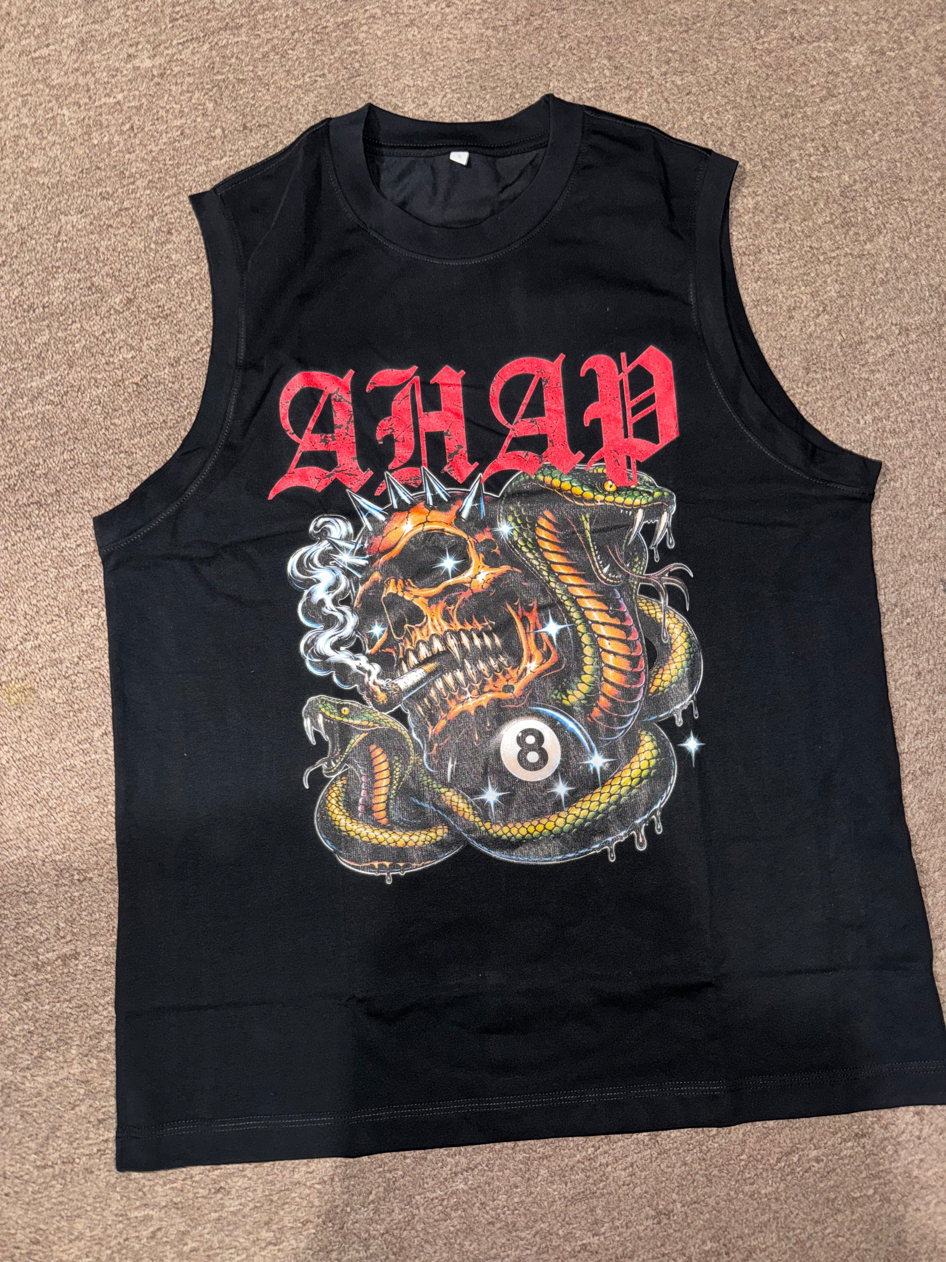 Snake & Skull Sleeveless Tee