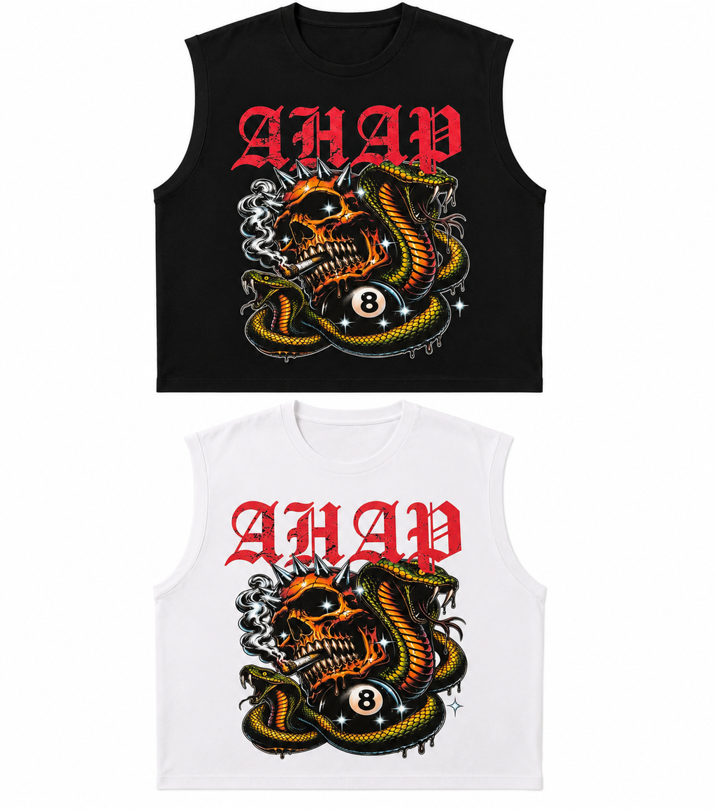 Snake & Skull Sleeveless Tee